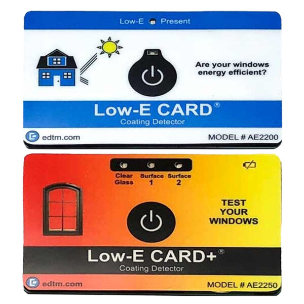 Low-E CARD and Low-E CARD Plus