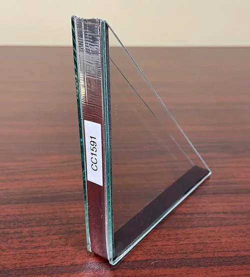 CC1591 | Corner Cut Double Pane Window Sample CC1591 | Corner Cut Double Pane Window Sample